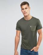 Tommy Hilfiger T-shirt With All Over Print In Green - Green