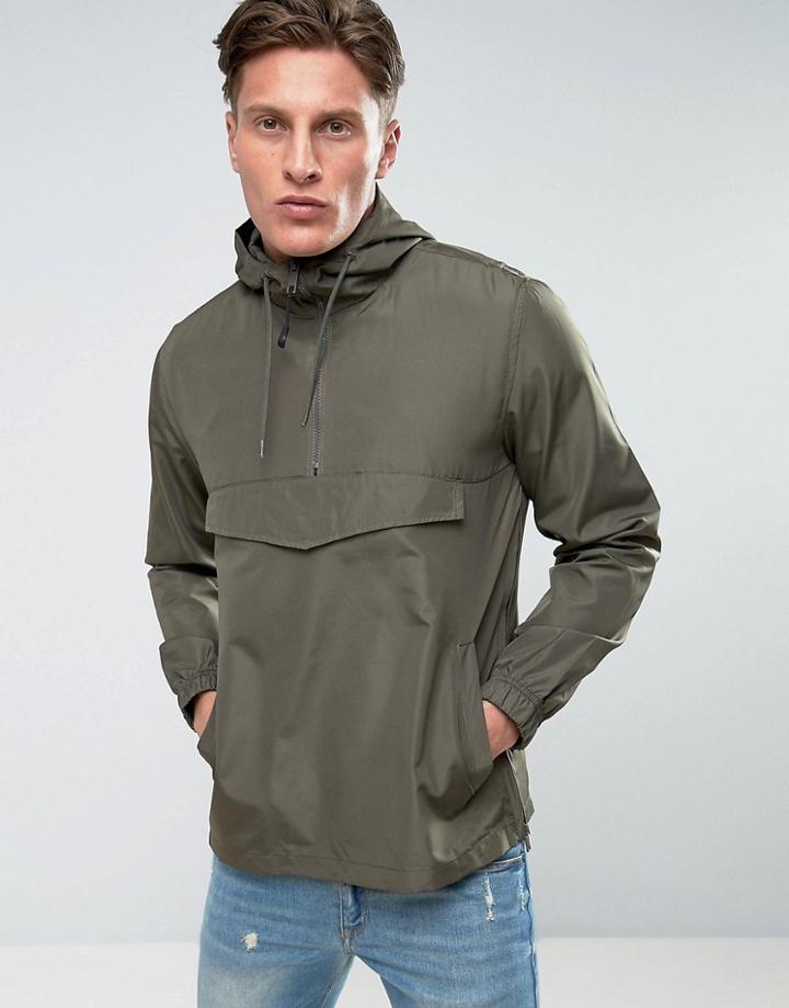 Brave Soul Festival Overhead Jacket - Green