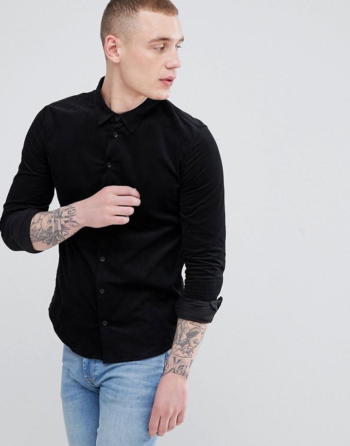 Another Influence Cordury Shirt - Black