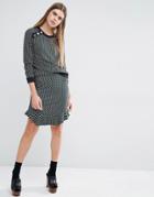 Baum Und Pferdgarten Jadis Jersey Skirt With Frill Hem - Multi