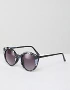 Pieces Cat Eye Sunglasses With Black Lens - Multi