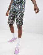 Ripndip Nerm Flower Swim Shorts In Black - Black