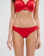 Pour Moi Carnival Padded Bikini Bottoms - Carnival Red