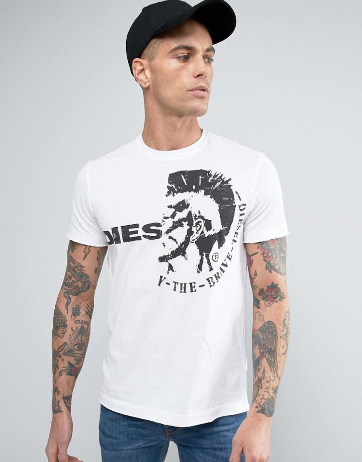 Diesel T-ulee Mohawk T-shirt - White