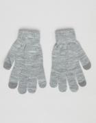 Pieces Knitted Touch Screen Gloves - Gray