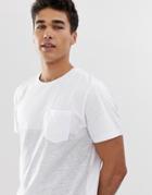 Jack & Jones Cut & Sew Pocket T-shirt-white