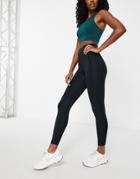 Asos 4505 Icon Legging In Fleeceback-black