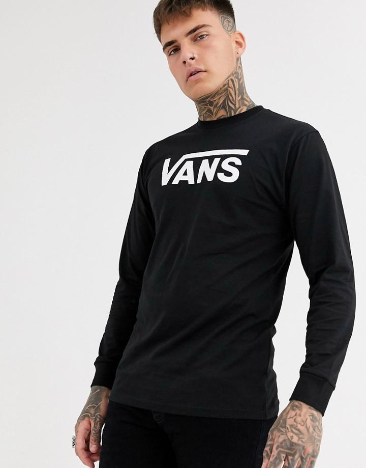 Vans Classic Long Sleeve T-shirt In Black