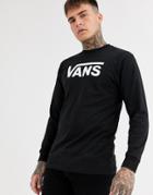 Vans Classic Long Sleeve T-shirt In Black