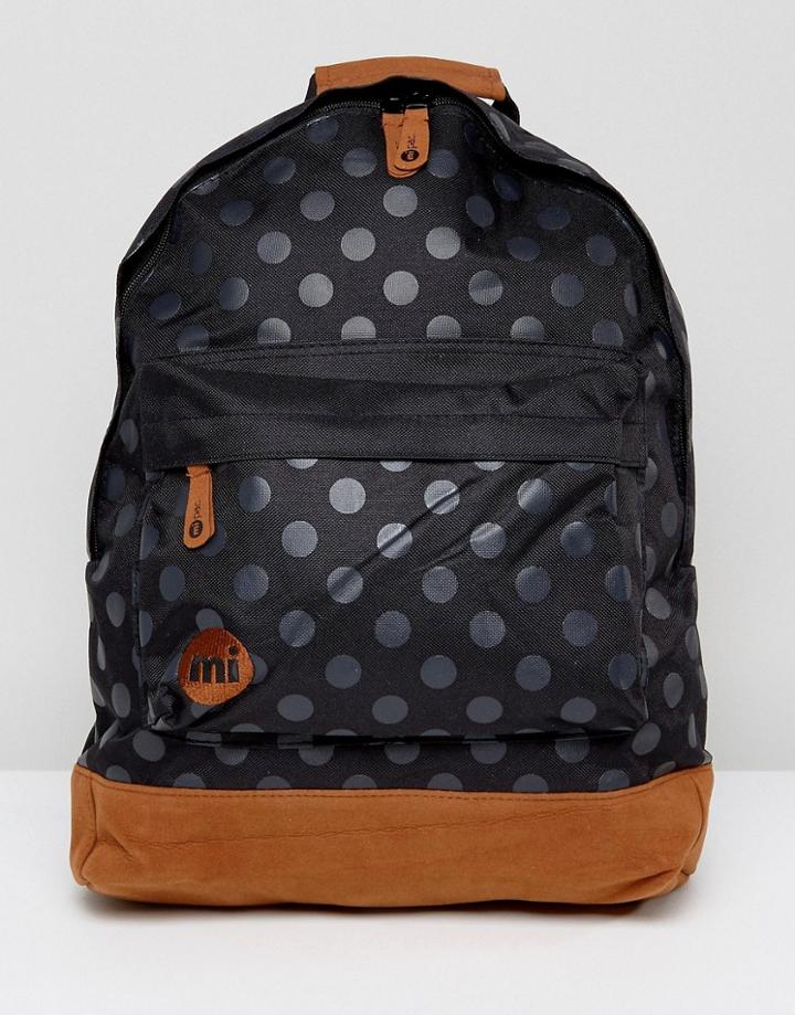 Mi-pac Polkadot Backpack - Black