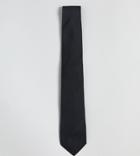 Asos Plus Wide Tie In Black - Black