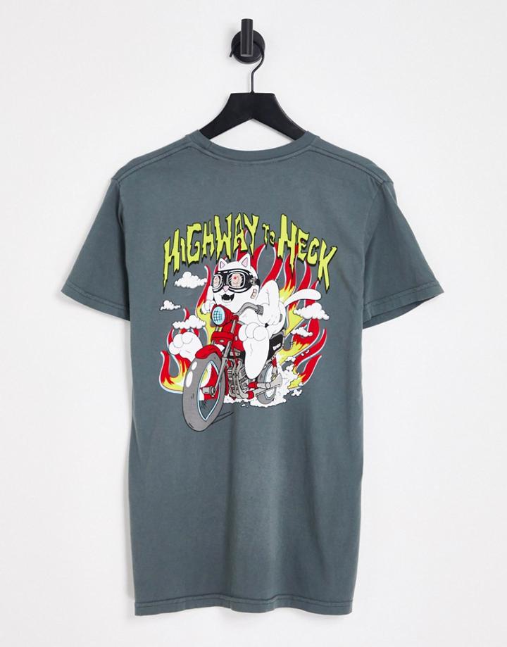 Ripndip Highway To Heck T-shirt In Gray