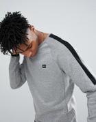 Jack & Jones Core Sweatshirt With Cut And Sew Panels - Gray