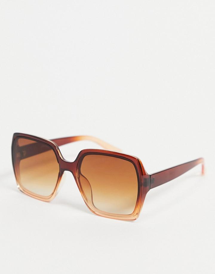 Jeepers Peepers Womens Oversized Square Sunglasses In Brown