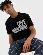Love Moschino Chest Logo T-shirt - Black