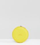 Estella Bartlett Yellow 'happy Thoughts' Circle Coin Purse - Yellow