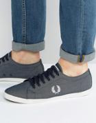 Fred Perry Kingston Chambray Sneakers - Navy