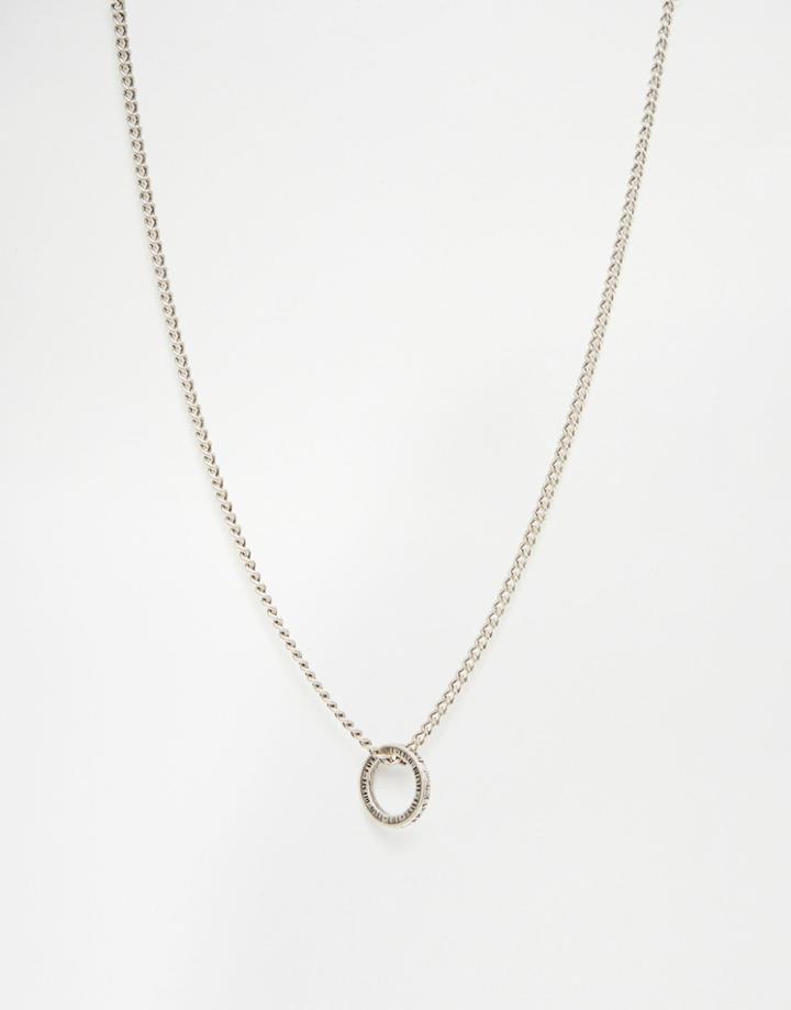 Diesel Chain Necklace - Silver