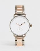 Mvmt Bloom Bracelet Watch In Mixed Metal - Gold