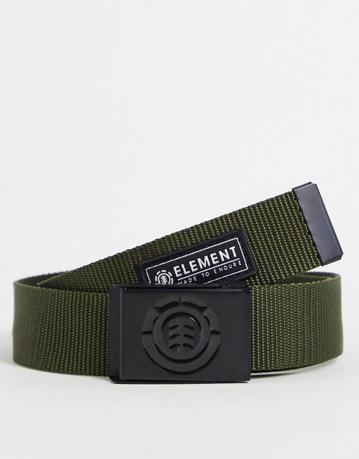 Element Beyond Belt In Dark Green