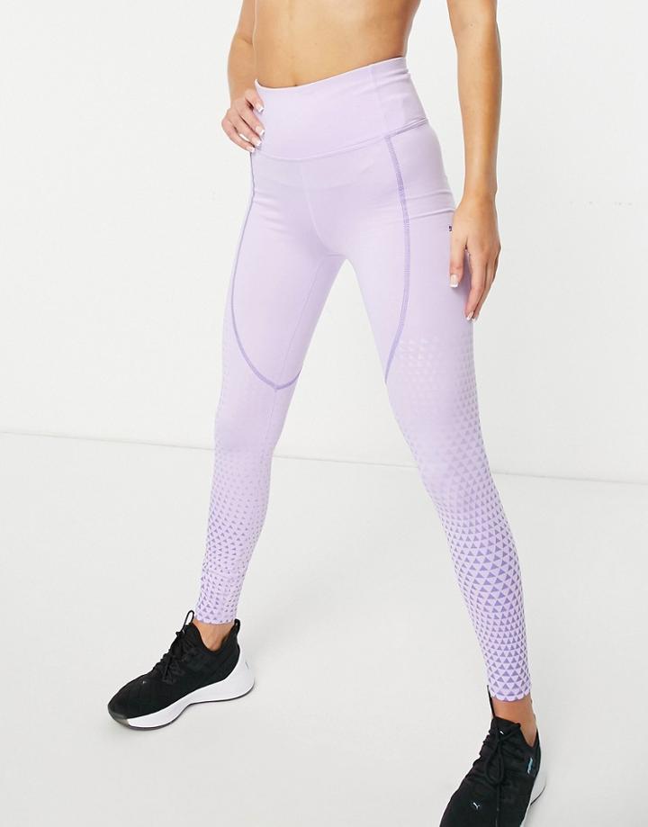 Puma Training High Waisted Leggings In Lilac-purple