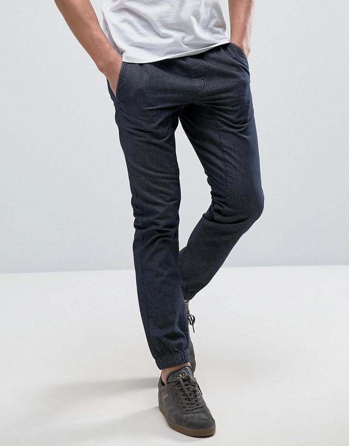 Esprit Cuffed Chino Jogger - Navy