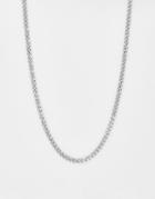 Icon Brand Deposit Stainless Steel Chain Necklace In Silver