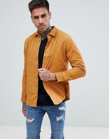 Another Influence Cordury Shirt - Tan