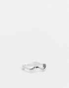 Ashiana Abstract Ring In Silver