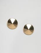 Asos Oversized Cone Spike Earrings - Gold