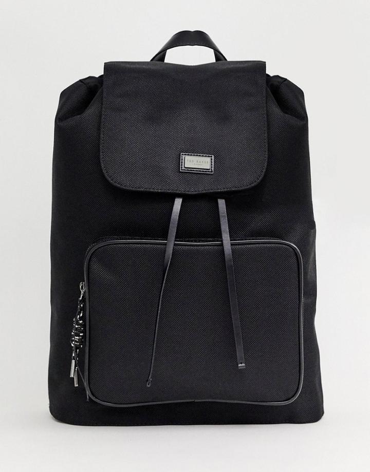 Ted Baker Llewyn Smart Nylon Backpack - Black