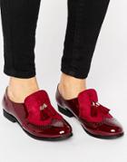 Truffle Collection High Cut Loafer - Red