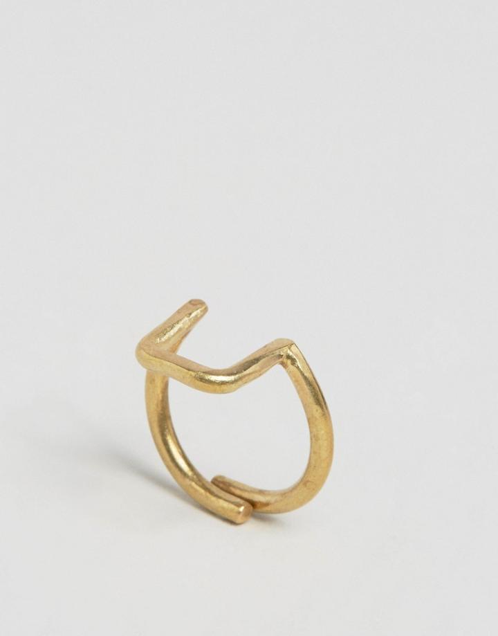 Made Cut Out Ring - Gold