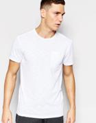 G-star T-shirt Mazuren Crewneck One Pocket In White - White