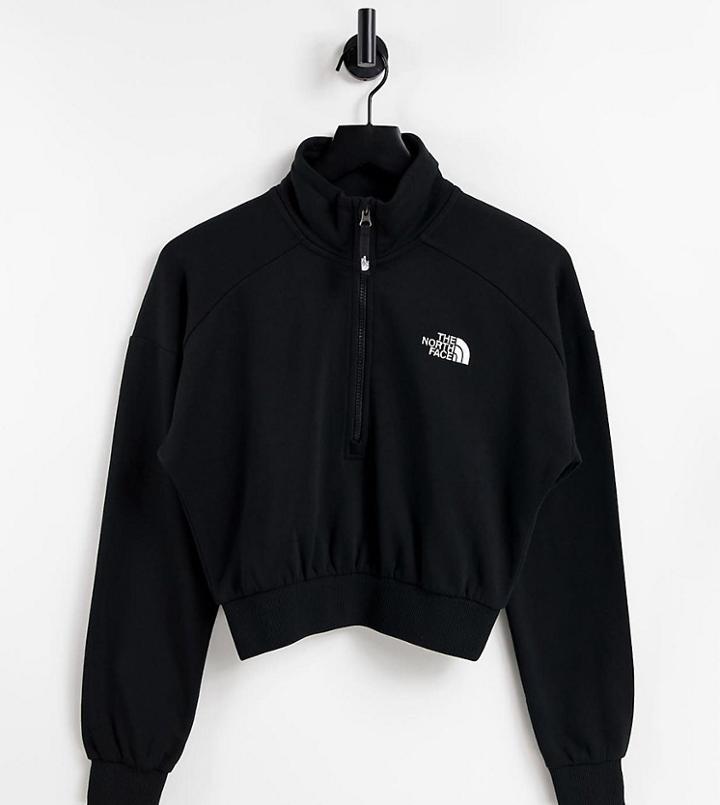 The North Face Quarter Zip Fleece In Black - Exclusive To Asos
