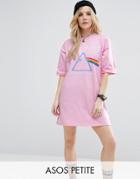 Asos Petite Pink Floyd T-shirt Dress - Pink
