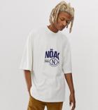 Noak Oversized T-shirt With Logo In White - White