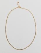 Weekday Chain Drop Necklace - Gold