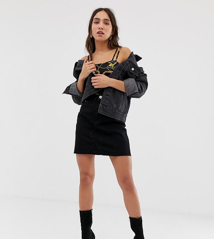 River Island Mini Skirt In Black - Black