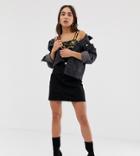 River Island Mini Skirt In Black - Black