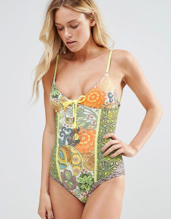 Maaji Lattice Back Swimsuit - Multi