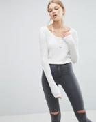 Cheap Monday Grid Knit Sweater - Turquoise Greenish