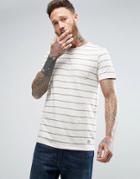 Jack & Jones Vintage T-shirt With Washed Stripe - Beige