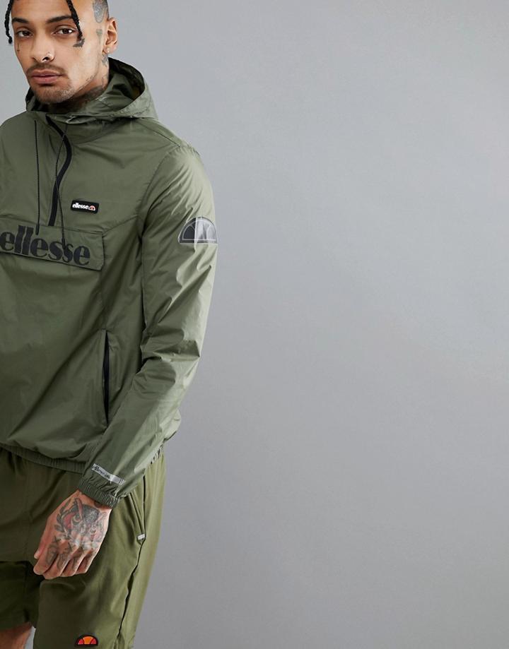 Ellesse Sport Overhead Jacket In Green - Green