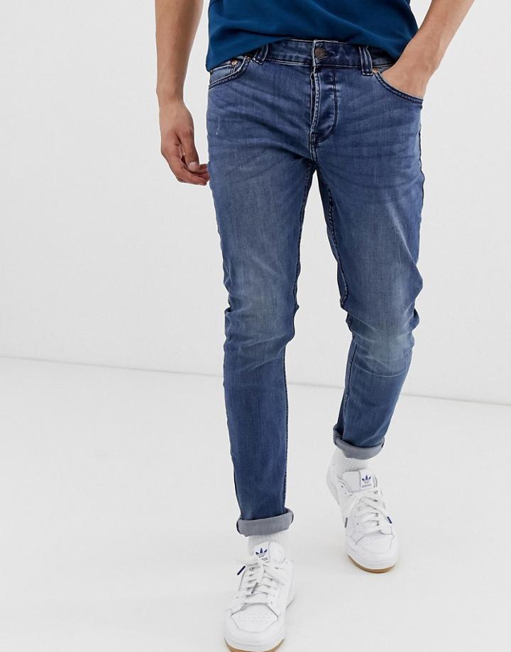 Only & Sons Slim Fit Jeans In Blue - Blue