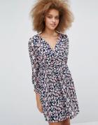 Pussycat London Floral Smock Dress - Multi