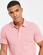 Farah Blanes Organic Cotton Polo In Pink