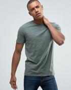 Jack & Jones Premium T-shirt In Melange - Green