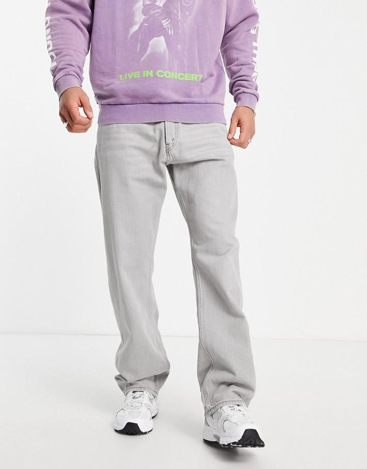 Weekday Space Jeans In Summer Gray-grey