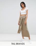 Adpt Tall Lounge Knit Maxi Skirt - Beige